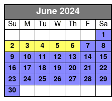 Busch Gardens Single Day Ticket  June Schedule