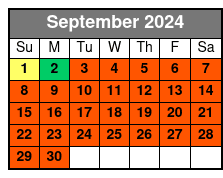 Busch Gardens Tampa September Schedule