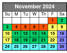 Busch Gardens Tampa November Schedule