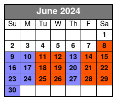 Eagle Parasail Madeira Beach June Schedule
