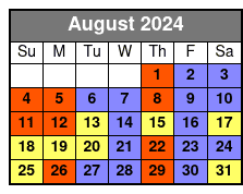 Eagle Parasail Madeira Beach August Schedule