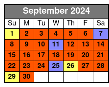 Eagle Parasail Madeira Beach September Schedule