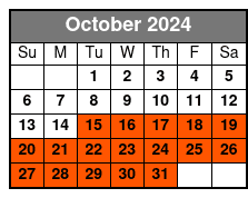 1 Day Bike Rental,(2 Bikes) October Schedule