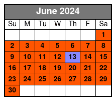 Dolphin Cruise June Schedule
