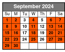 Shell Key Ferry September Schedule