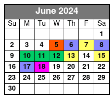 5pm June Schedule