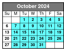 5pm October Schedule