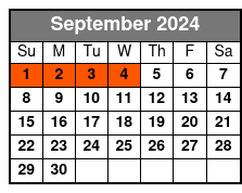 Mackinaw City Parasailing September Schedule