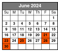 2024 Boston June Schedule
