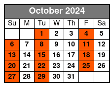 2024 Boston October Schedule