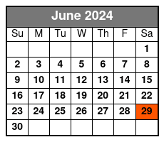 10am Public Tour June Schedule