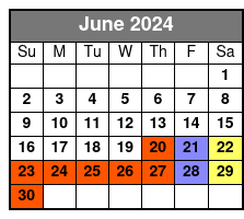 Stage-Side June Schedule