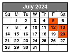 12:00pm - Fri July Schedule