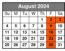 12:00pm - Fri August Schedule