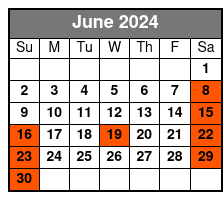 Morning 10:00 June Schedule