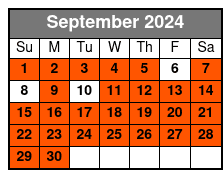 Morning 10:00 September Schedule