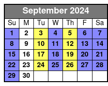 2:30pm September Schedule