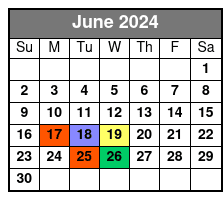 Manhattan Helicopter Sightseeing Tour June Schedule