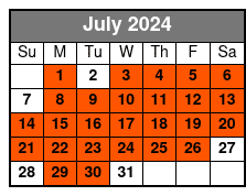 11am TriBeCa July Schedule