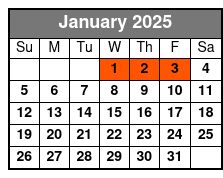 Dyker En January Schedule