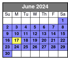 Myrtle Beach Inshore / Nearshore Fishing Charters June Schedule