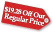 $19.28 Off Our Regular Price