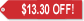 $13.30 Off Our Regular Price
