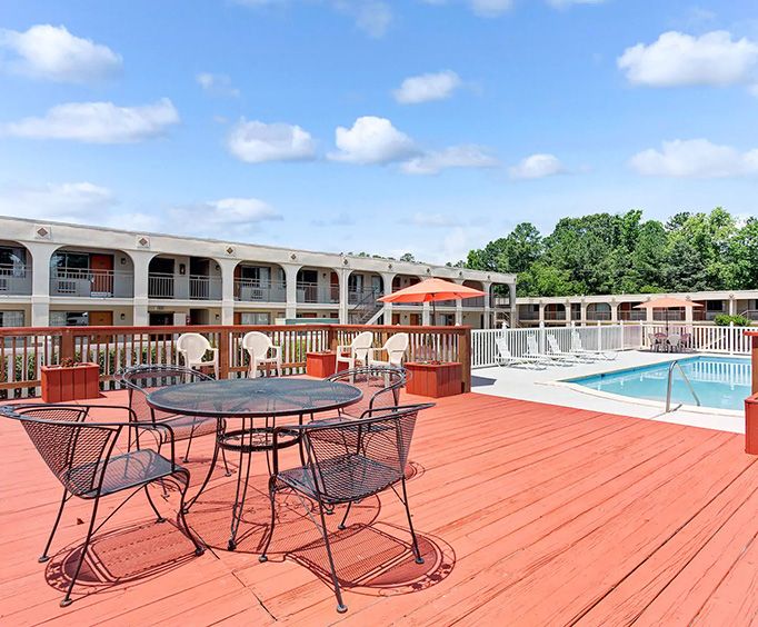 Outdoor Pool at Super 8 by Wyndham Historic Area