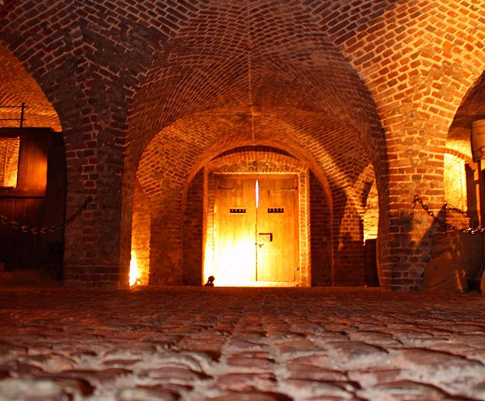 Doors to a Dungeon on the Charleston Ghost and Dungeon Walking Tour