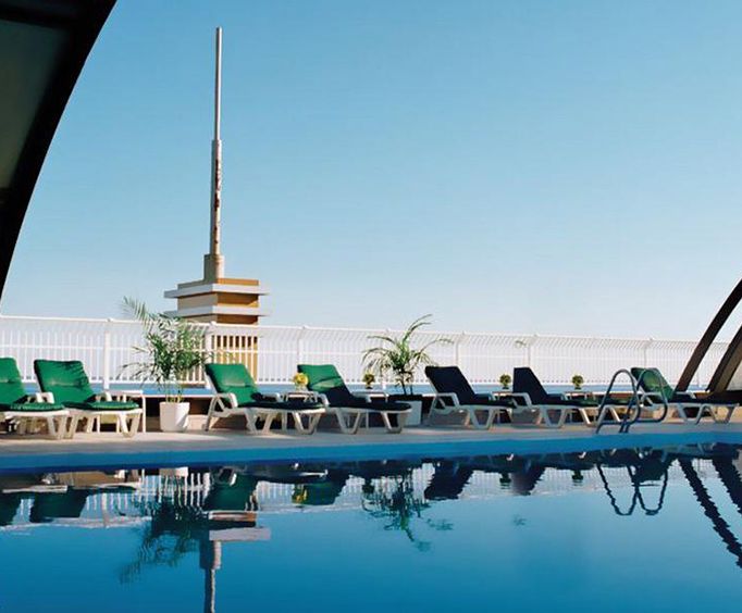 Outdoor Swimming Pool of Resorts Casino Hotel Atlantic City
