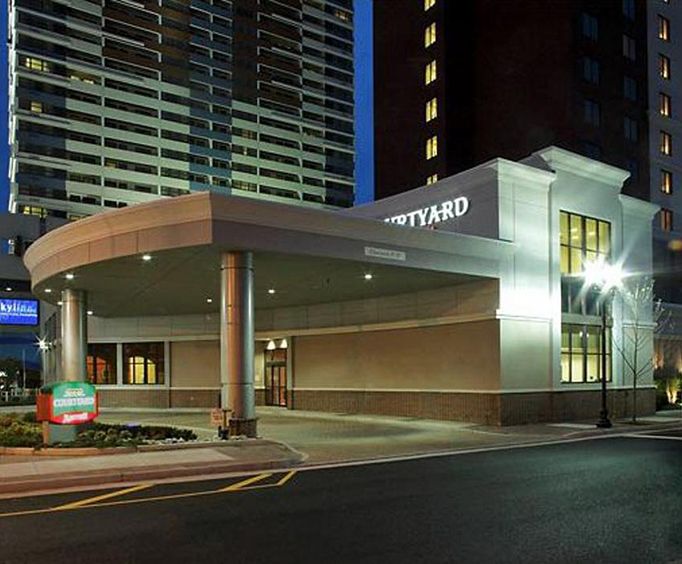 Exterior View of Marriott Courtyard Atlantic City