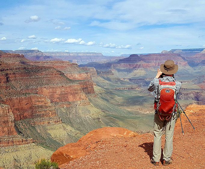 Scenic Views with the Grand Canyon Day Hiking Adventure