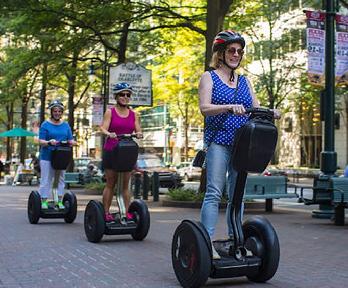 Women on the charlotte Segway Tour