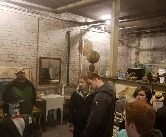 Inside on the Asheville Ghost Walking Tour and Mystery Museum