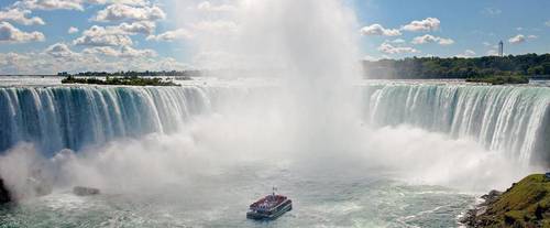 Breathtaking view of falls