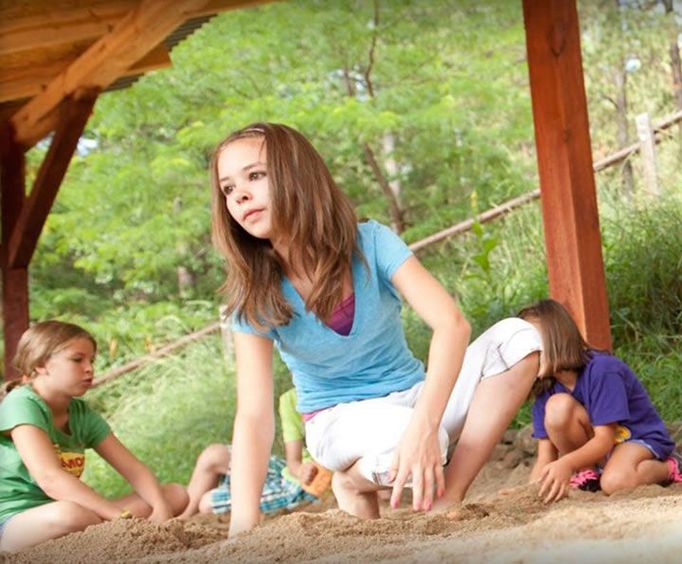 Children Exploring at the Cosmos Mystery Area