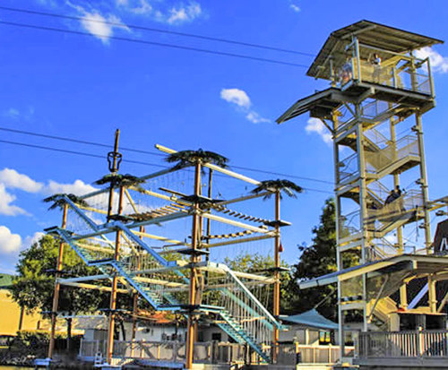 Thrilling zipline