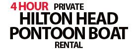 4-Hour Private Hilton Head Pontoon Boat Rental