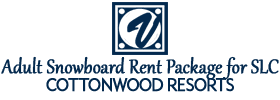 Adult Snowboard Rental Package for Salt Lake City - Cottonwood Resorts