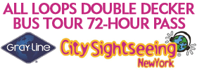 All Around Town Double Decker Bus Tour 72-Hour Pass
