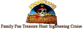 Boomerang Pirate Ship Family Fun Treasure Hunt Sightseeing Cruise