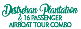 Destrehan Plantation and 16 Passenger Airboat Tour Combo