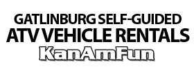 Gatlinburg Self-Guided ATV Vehicle Rentals 2022 Schedule