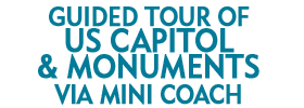 Guided Tour of Us Capitol and Monuments Via Mini Coach 2019 Schedule