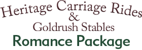 Heritage Carriage Rides Romance Package 2019 Schedule