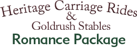 Heritage Carriage Rides Romance Package 2022 Schedule