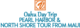 Oahu Day Trip: Pearl Harbor and North Shore Tour from Maui 2018 Schedule