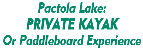 Pactola Lake: Private Kayak Or Paddleboard Experience