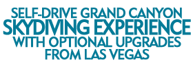 Self-Drive Grand Canyon Skydiving Experience with Optional Upgrades from Las Vegas