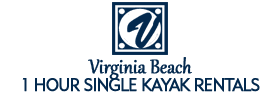 Virginia Beach 1 Hour Single Kayak Rentals